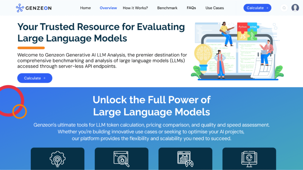 LLM Economics Ai Tool UI/UX